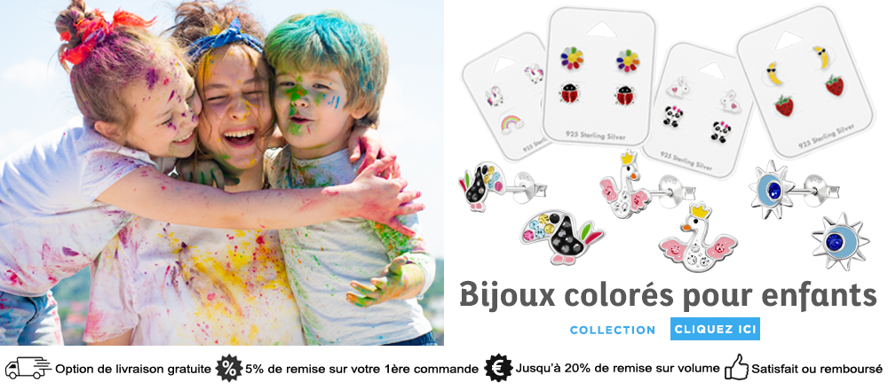 Clous D'Oreilles Colorés
