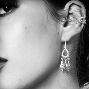 Boucles d’oreilles en argent